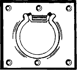 (image for) Pull V177 Flush Ring Znc - Click Image to Close