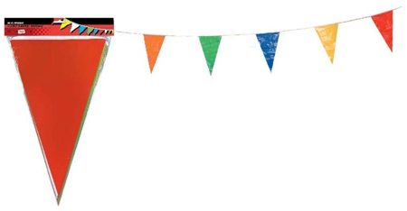(image for) Pennant 50ft Multicolor 11x18 - Click Image to Close