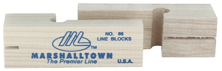 (image for) Line Block A-3/4" Wood 2/Pk - Click Image to Close
