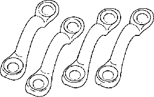 (image for) Eye Strap 1-7/8" Nylon 4/Pk - Click Image to Close