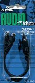 (image for) Adapter Rca Y 1 To 2 Jacks - Click Image to Close