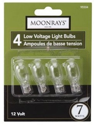 (image for) Bulb 7w Wedge Base Clear 4/Pk - Click Image to Close