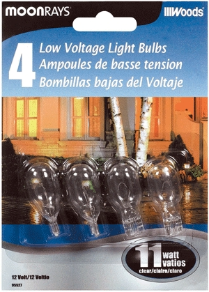 (image for) Bulb 11w Wedge Base Clear 4/Pk - Click Image to Close