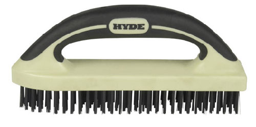 (image for) Wire Brush Maxxgrip 8"carbon - Click Image to Close