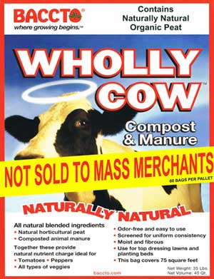 (image for) Manure Wholly Cow 40 Qt - Click Image to Close