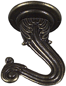 (image for) Swag Hook 1.5" Black 2/Cd - Click Image to Close