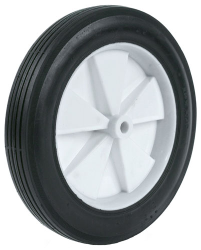 (image for) Wheel Plastic 10x175 Rib Tread - Click Image to Close