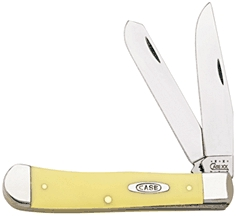 (image for) Knife 4-1/8" 2-B Yellow Trapr - Click Image to Close