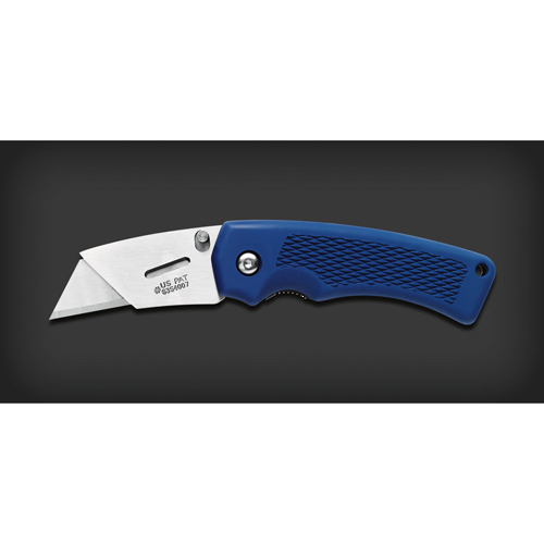 (image for) Knife Edge Blue Rubber Handle - Click Image to Close