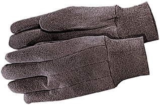 (image for) Gloves 9 Oz Jersey Brown Sm - Click Image to Close