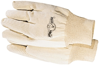 (image for) Gloves Cotton Promo White Lg - Click Image to Close