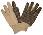 (image for) Gloves 8 Oz Canvas W/Pvc Dot - Click Image to Close