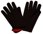 (image for) Gloves Brown Jersey Lined - Click Image to Close