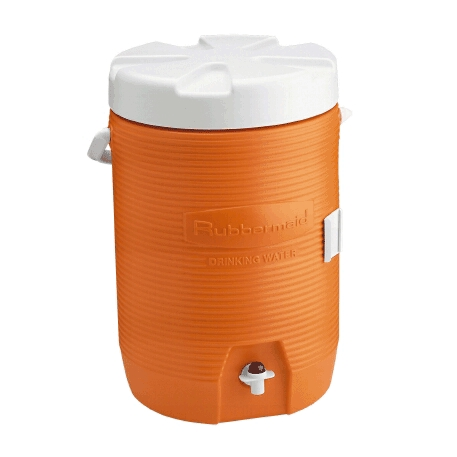 (image for) Cooler 3-Gal Orange/White - Click Image to Close
