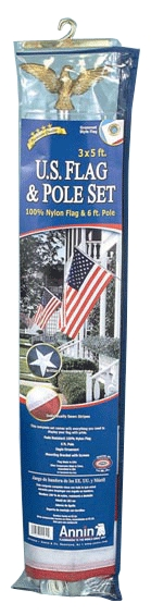 (image for) Flag Nylon Prem Set Us W 6'Pl - Click Image to Close