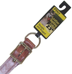 (image for) Collar Leather Hunting 1"x19" - Click Image to Close