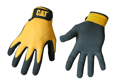 (image for) Gloves Nitrile Nylon Yellow Lg - Click Image to Close