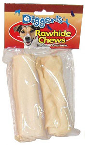 (image for) Bone Rawhide Rolls 5"/2pk - Click Image to Close