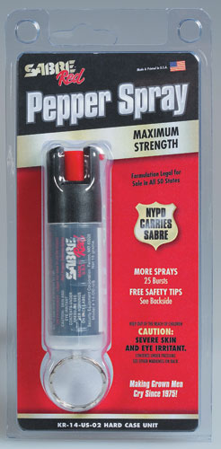 (image for) Pepper Spray 15 Gram Keyring - Click Image to Close