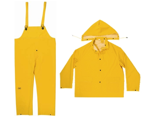 (image for) Rain Suit 3 Pc Ylw .35mm Lg - Click Image to Close