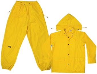 (image for) Rain Suit 3 Pc Ywl .18mm Lg - Click Image to Close