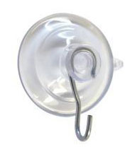 (image for) Suction Cups Clear Med 4/Cd