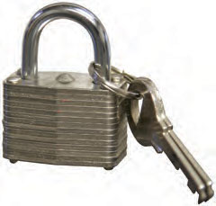 (image for) Padlocks: Laminated Steel, Warded