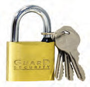 (image for) Padlock Solid Brass 1" Lng Shk