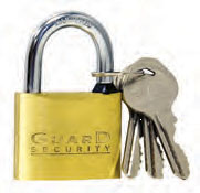 (image for) Padlock Solid Brass 1-1/2"