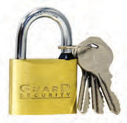 (image for) Padlock Solid Brass 2" Lng Shk