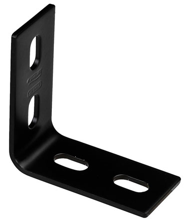 (image for) Corner Brace 3.1x1.5x1/8" Blk