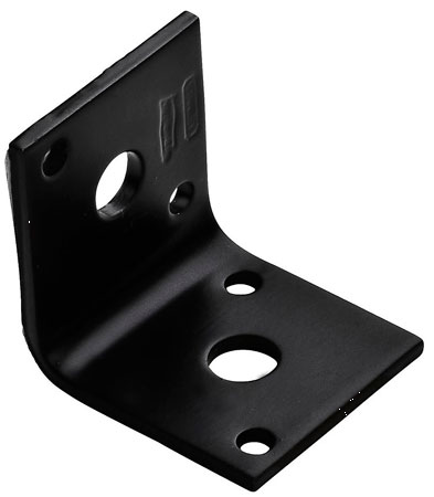 (image for) Corner Brace 1.65x1.5x1/8" Blk