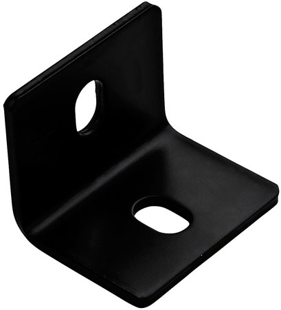 (image for) Corner Brace 2.4x3x3/16" Blk