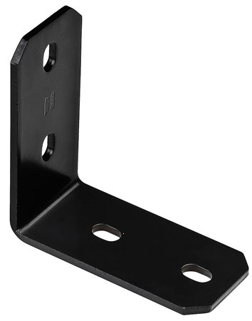 (image for) Corner Brace 2x3x1/8" Blk