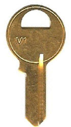 (image for) Key Blank M1-Br Brass 250/Bx