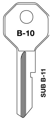 (image for) Key Blank Gm 35-66 Ign/Dr 10bg