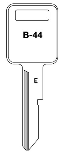 (image for) Key Blank Gmk 70-74 Trunk 10bg