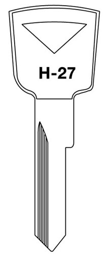 (image for) Key Blank Ford 50-66 10/Bg