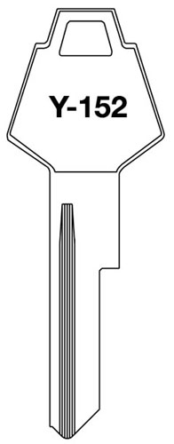 (image for) Key Blank Chrysler 68-Up 10/Bg