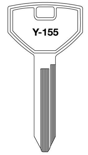 (image for) Key Blank Chrysler 93 10/Bg