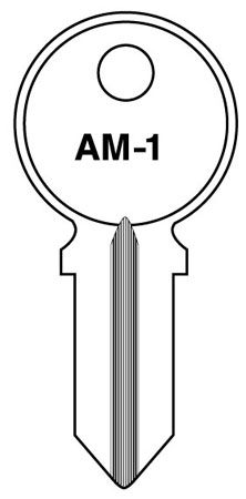 (image for) Key Blank American Lock 5 Pin