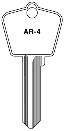 (image for) Key Blank Arrow 6 Pin Lg 10/Bg