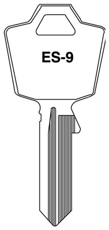 (image for) Key Blank Esp Cam Lock/Mb 10bg