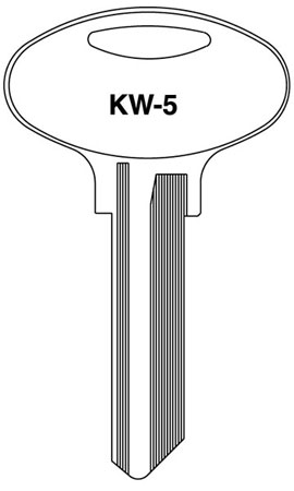 (image for) Key Blank Kwikset Titan 10/Bg