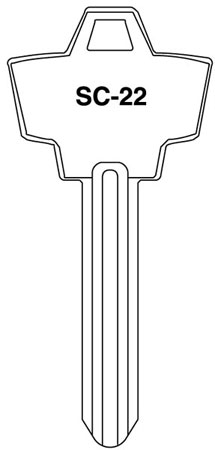 (image for) Key Blank Schlage 10/Bg