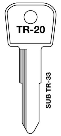 (image for) Key Blank Toyota (T-61c) 10/Bg