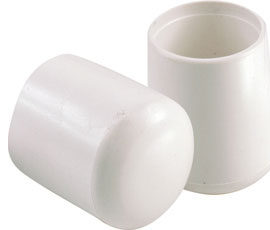 (image for) Leg Tip 5/8" Round Vinyl White