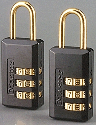 (image for) Padlock Combo 3/4" Rset Bl 2cd