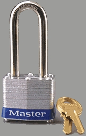 (image for) Padlock 1.5" Kd Lam 2" Shk Cd