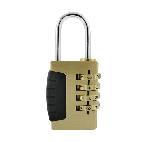 (image for) Padlock Dial Wordlock Brass